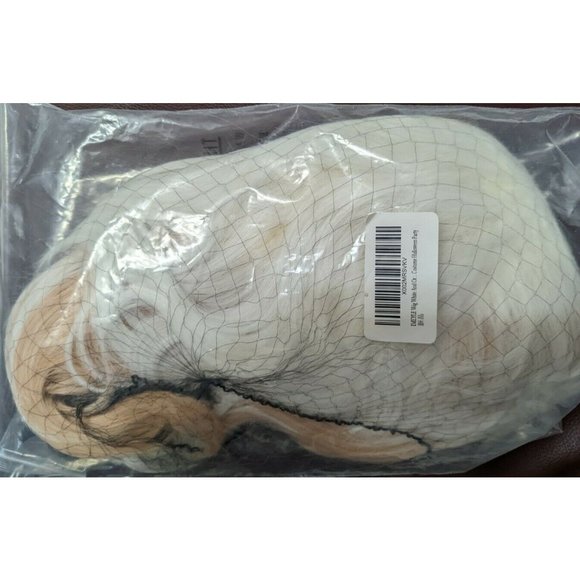 IMEYLE Wig White and Orange Anime Cosplay Hair Short Wavy Synthetic For Cons - Picture 2 of 3